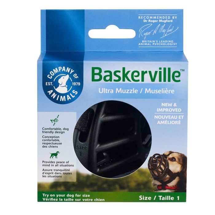 FOCINHEIRA BASKERVILLE ULTRA TAMANHO 1 - PRETA