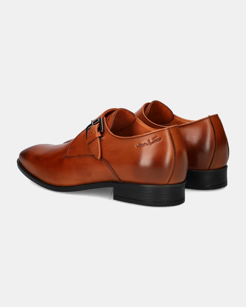 Van Lier Riva Lage nette schoenen  - cognac