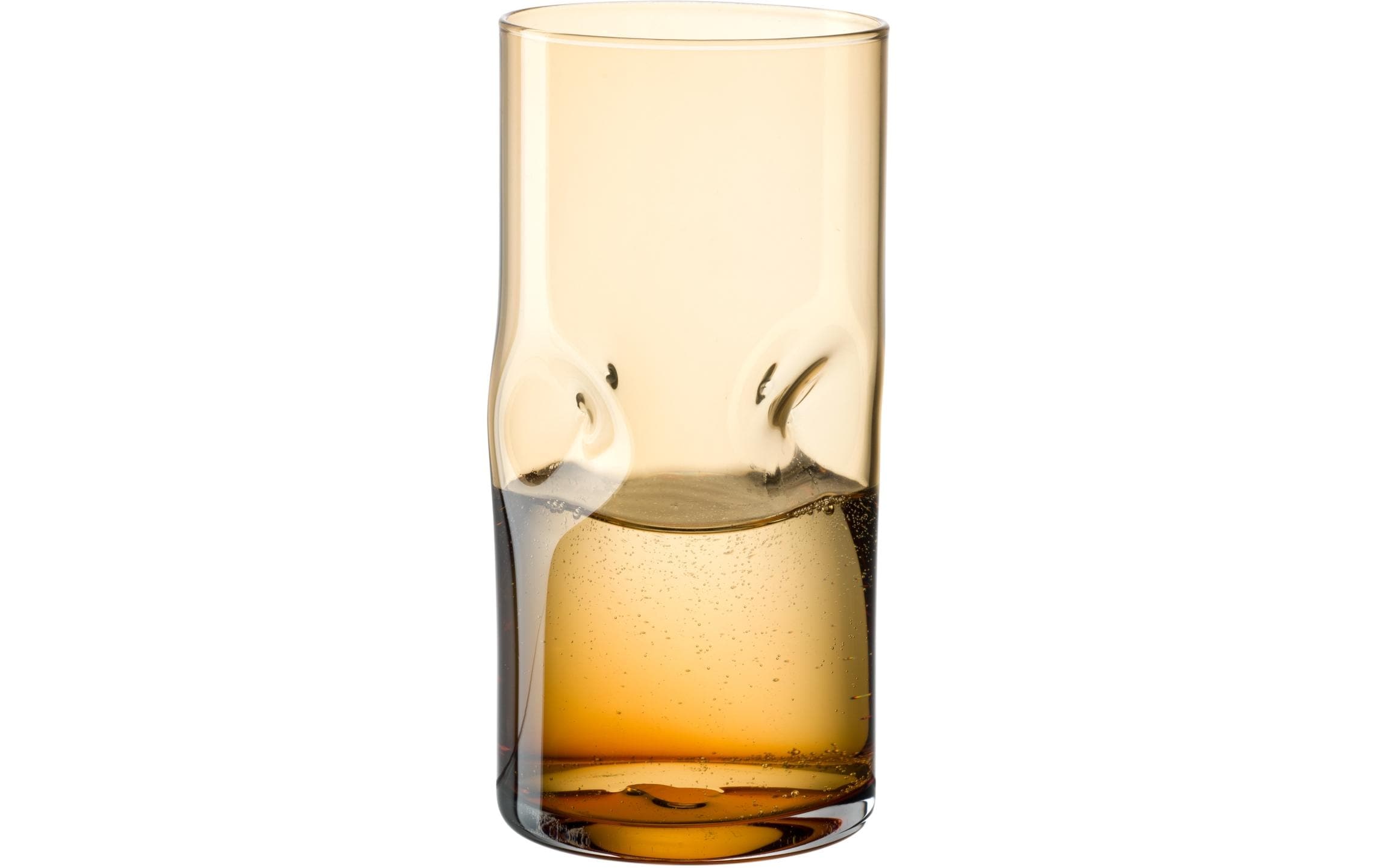 Trinkglas Vesuvio 330 ml, 4 Stück, BernsteinGläser Set