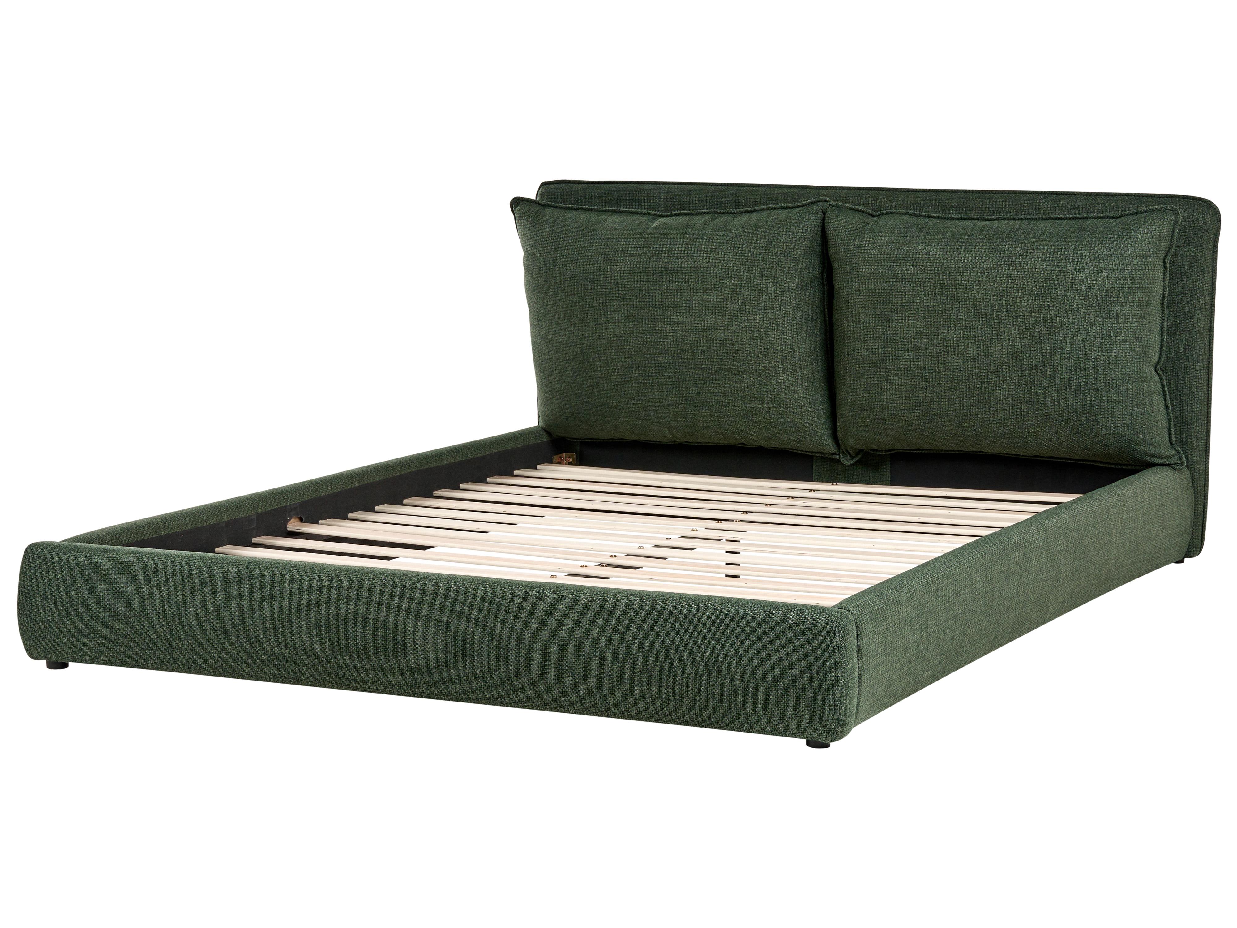 Waterbed Stof BAJONNA 180 x 200 cm Donkergroen