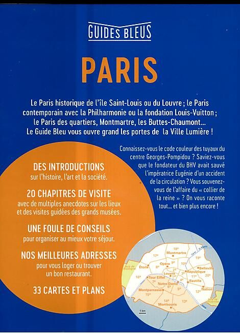 HACHETTE - GUIDES BLEUS PARIS