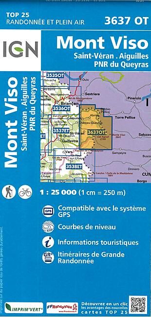 IGN - TOP25 3637OT MONT VISO 1 25 000