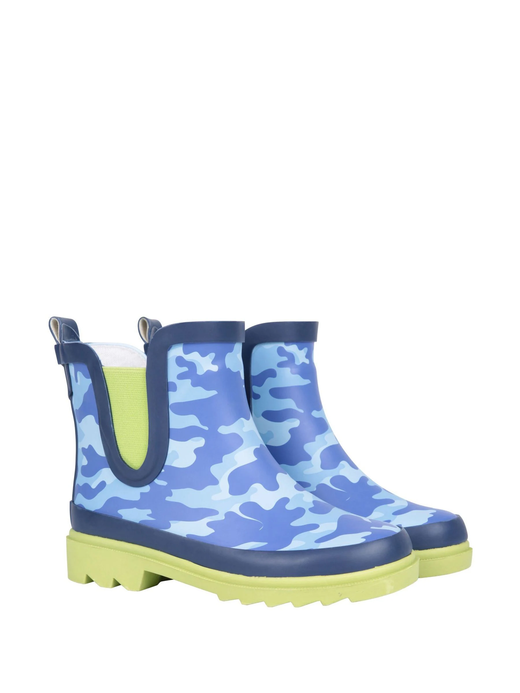 Blauw - Mountain Warehouse Kids Lolly Rubber Chelsea Wellies