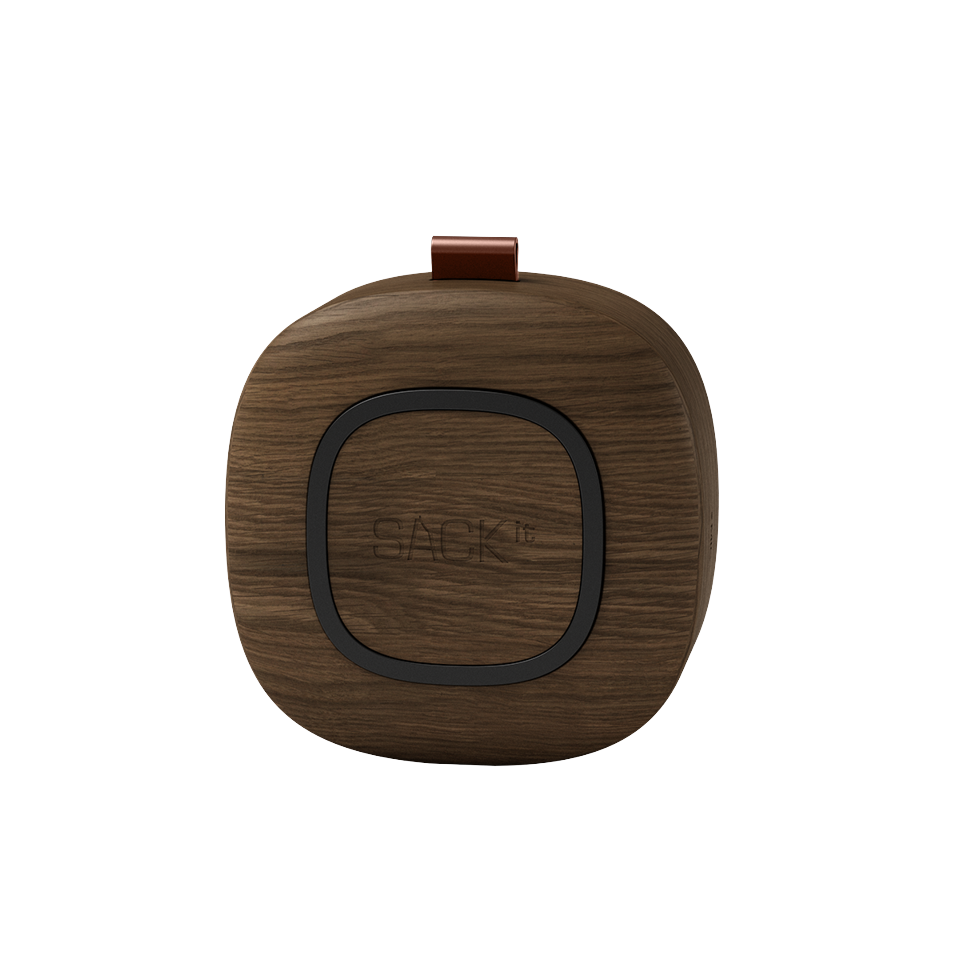 SACKit - Go Wood Transportabel Bluetooth Højtaler - Røget Eg