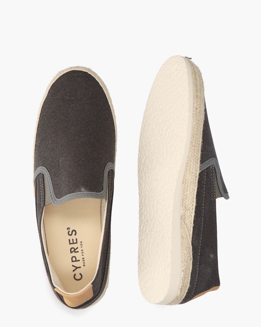 Cypres Otes Donkergrijs Herenloafers