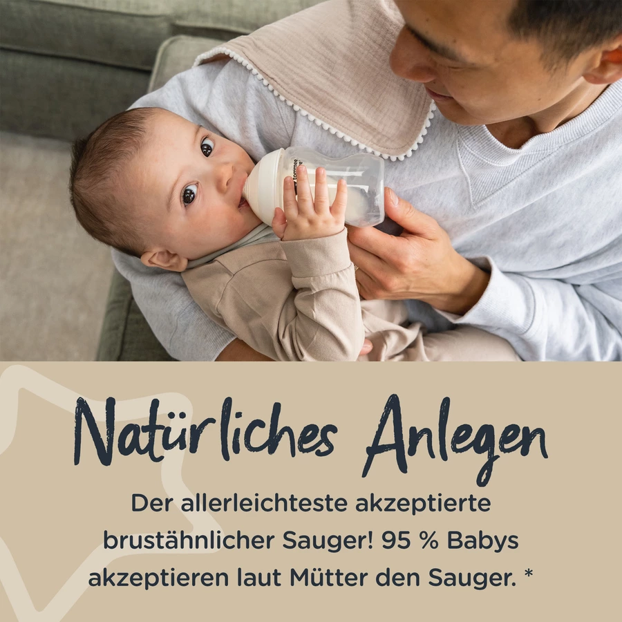 Tommee Tippee Babyflaschen-Set Closer to Nature 6 x 260ml