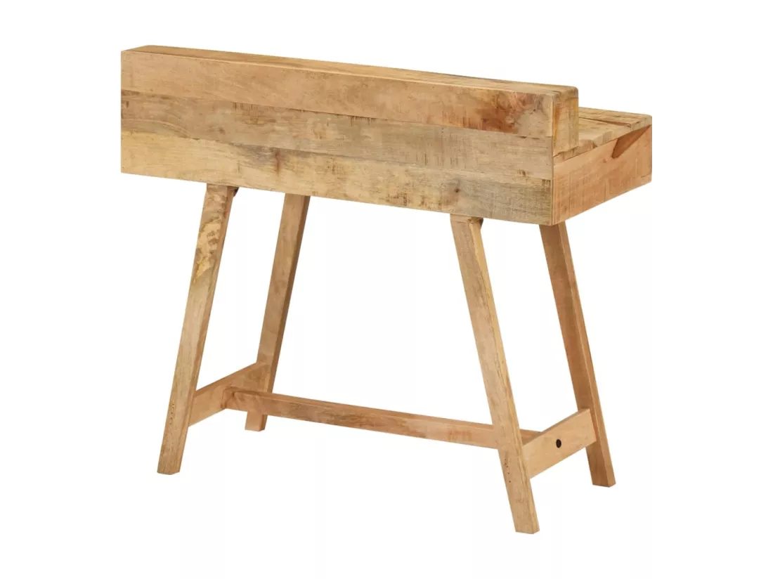 Bureau 100x45x90 cm Bois de manguier brut solide