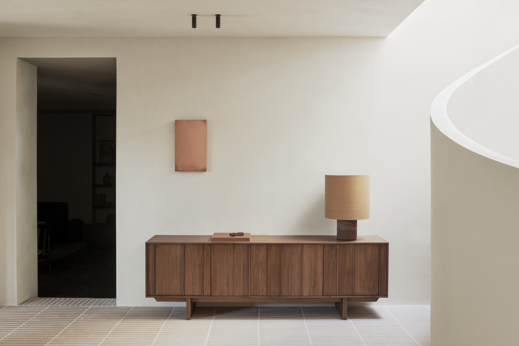 Dressoir Pillar teak wild brown 220 cm