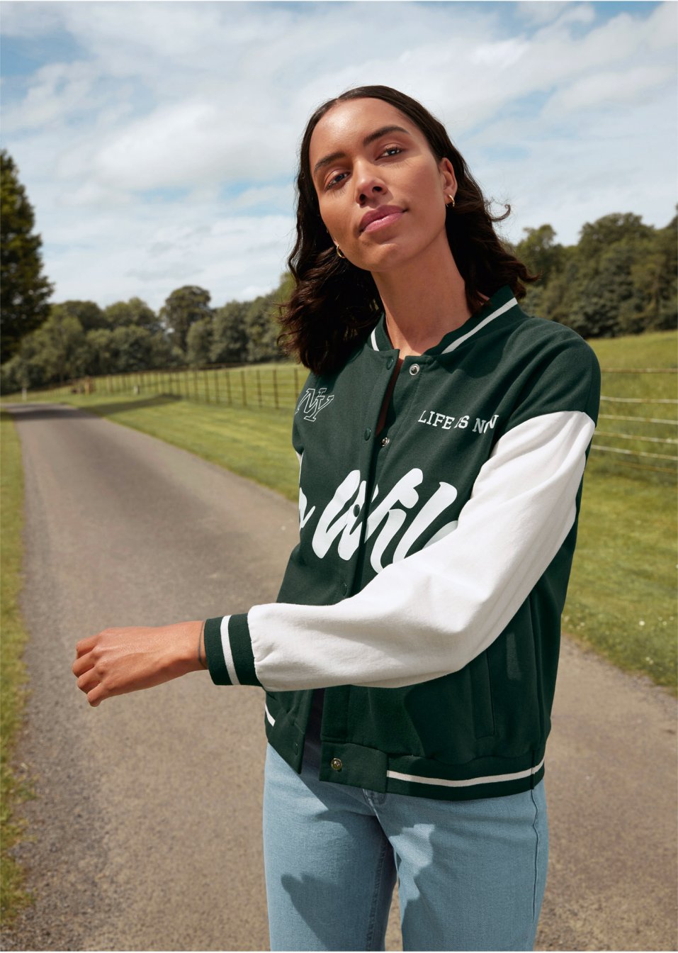 Blouson sweatshirt