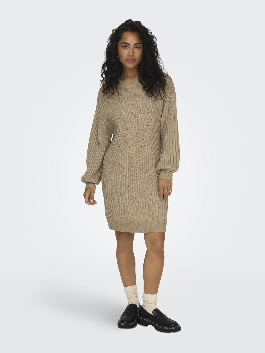 ONLALLIE Langes Kleid Irish Cream