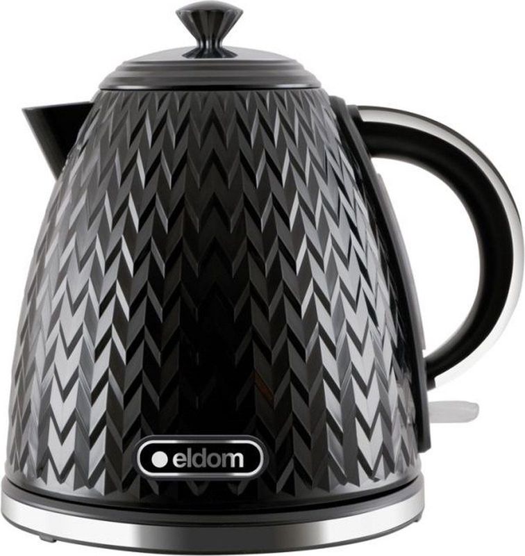 ELDOM Waterkoker NELA, inhoud 1,7 l, vermogen 2000 W, zwart