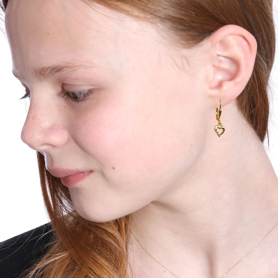Acalee Ohrringe für Mädchen 333  8 Karat Gold gold