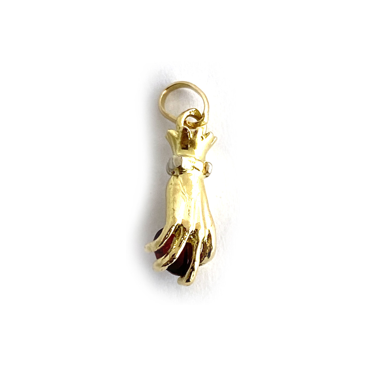 Pendentif d'occasion or 750 jaune grenat