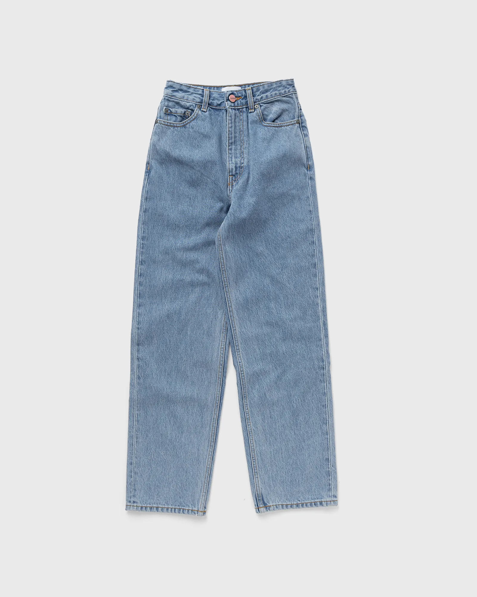 Ganni Rigid Denim Misy Cropped