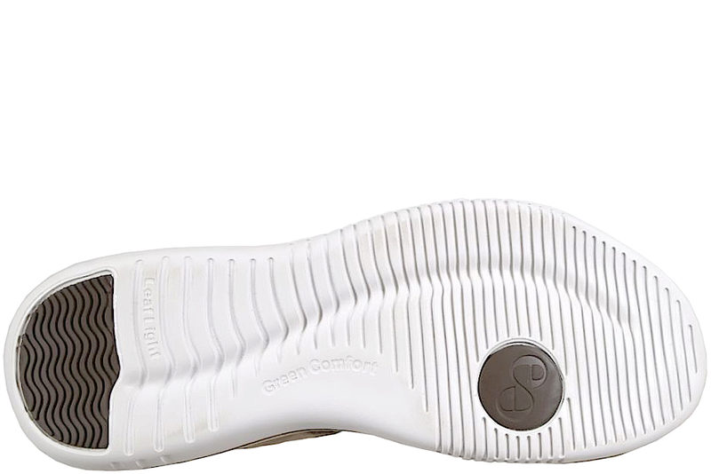 GREEN COMFORT LEAF OLIVEN FARVET SANDAL.