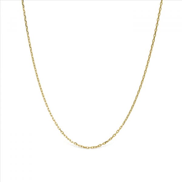 Luxenter Corrente em Prata de Lei 925 com Acabamento em Ouro 18k One Size