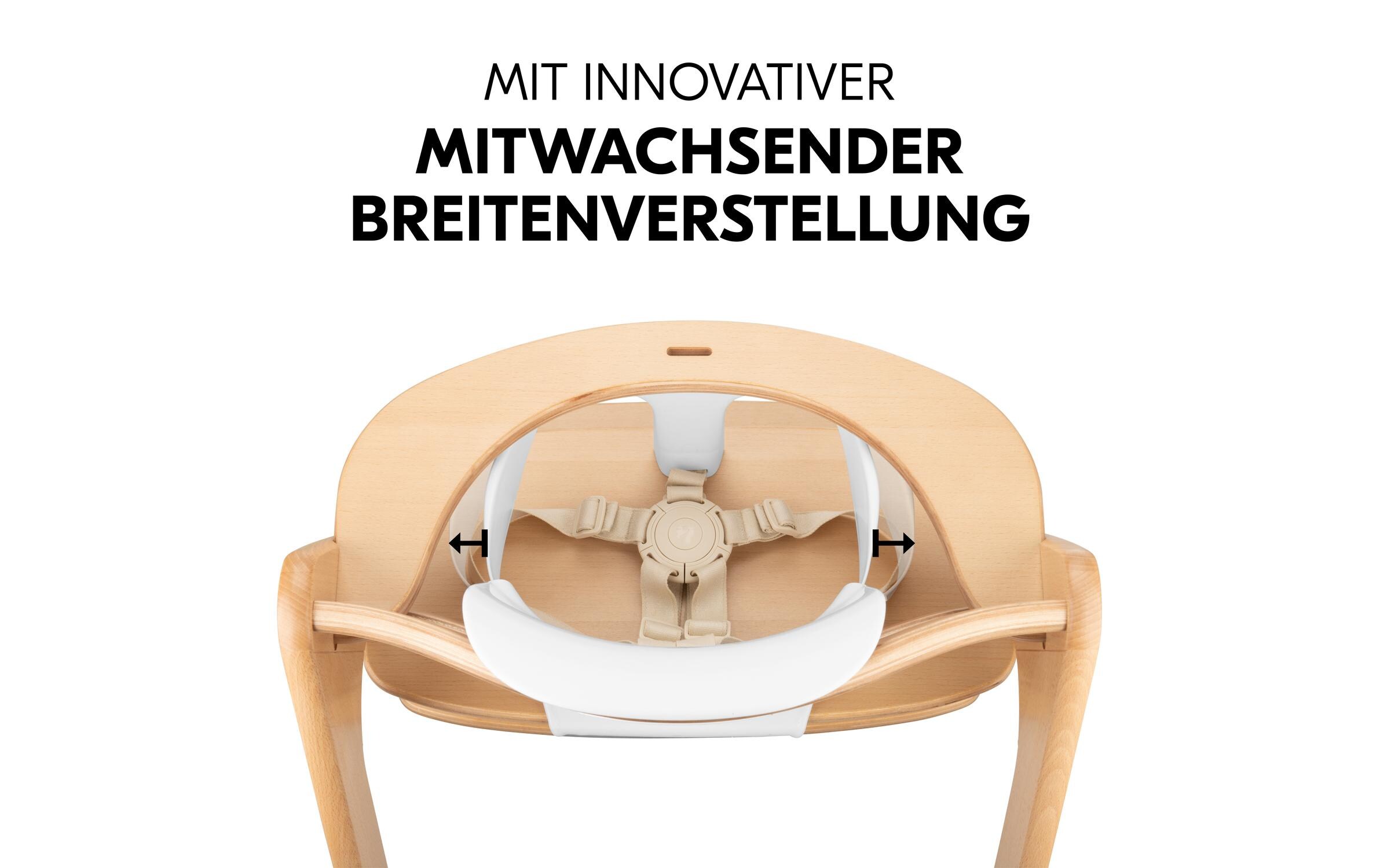 Sitzverkleinerer Highchair Baby Seat White WeissBaby-Sitz für den Hochstuhl