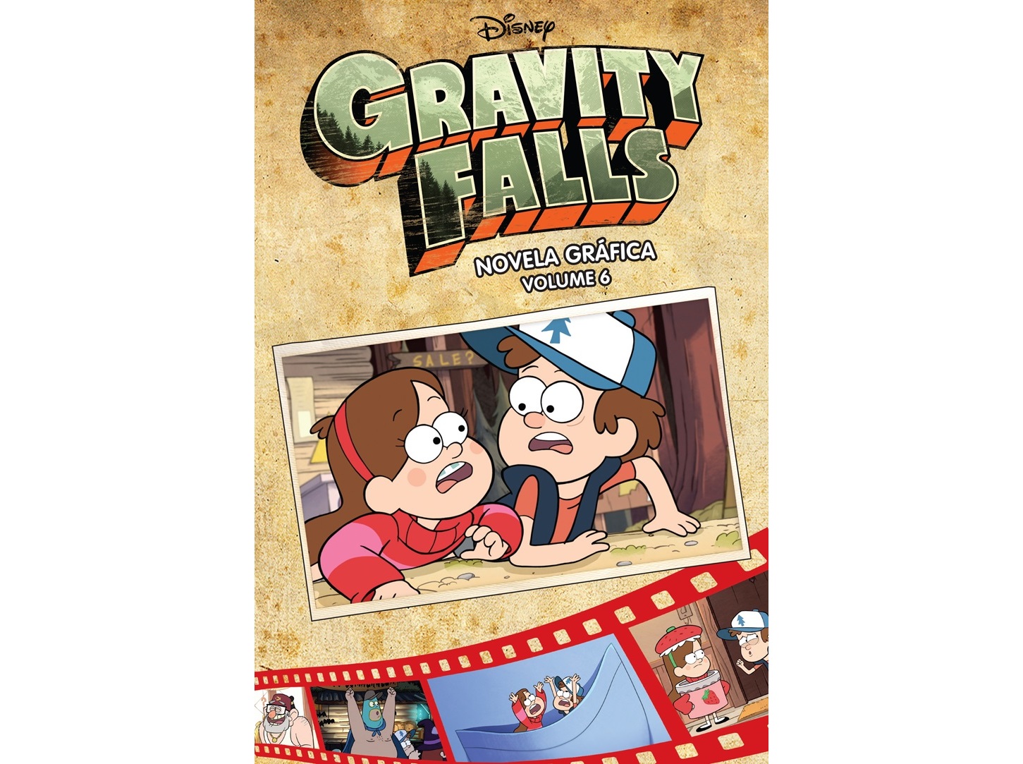 LIVRO GRAVITY FALLS - NOVELA GRÁFICA 6 DE DISNEY