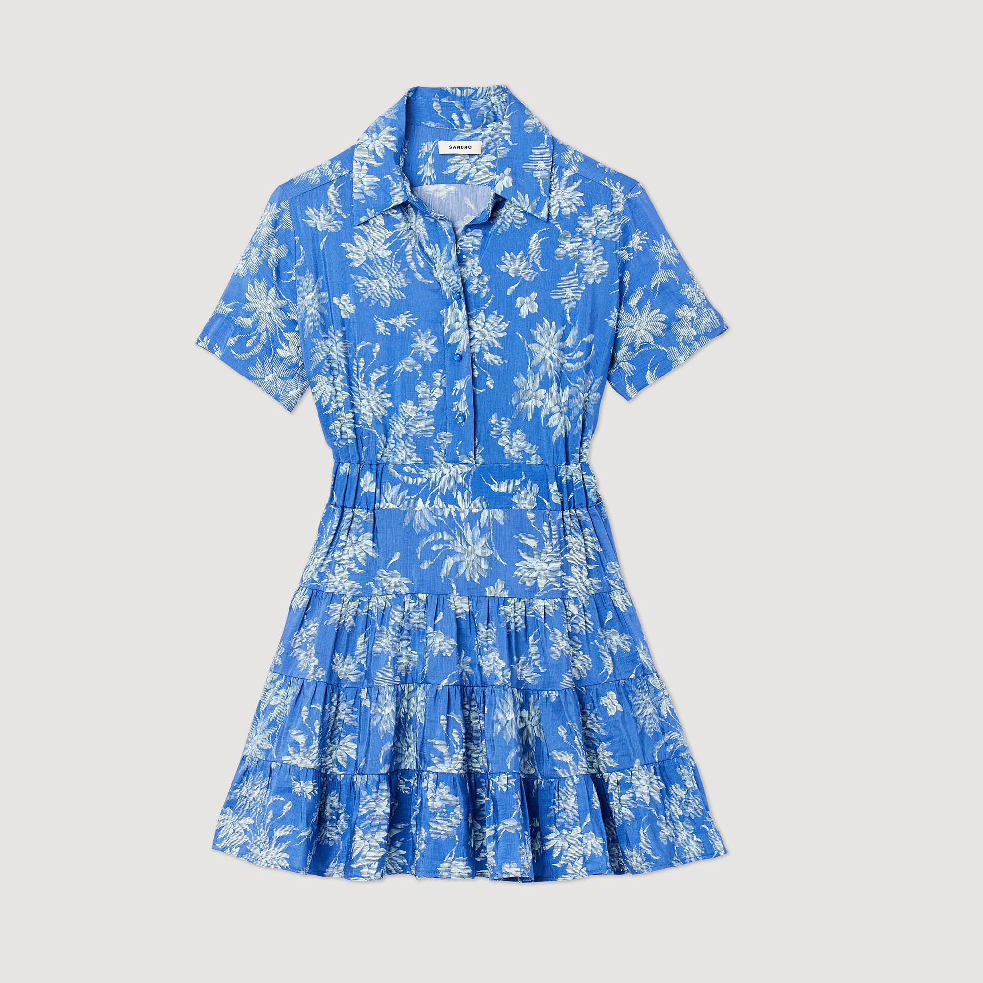 Robe courte imprimee