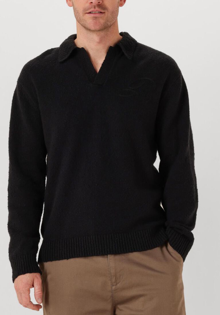 zwarte represent polo knitted polo