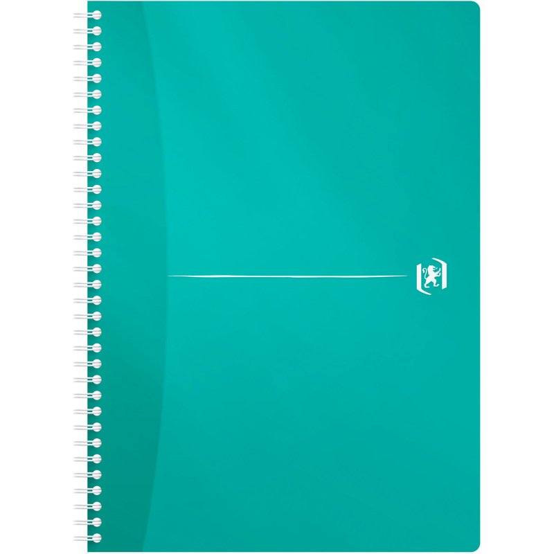 Cahier spirale Oxford My Colour A4 21 X 29,7 cm - petits carreaux - 180 pages