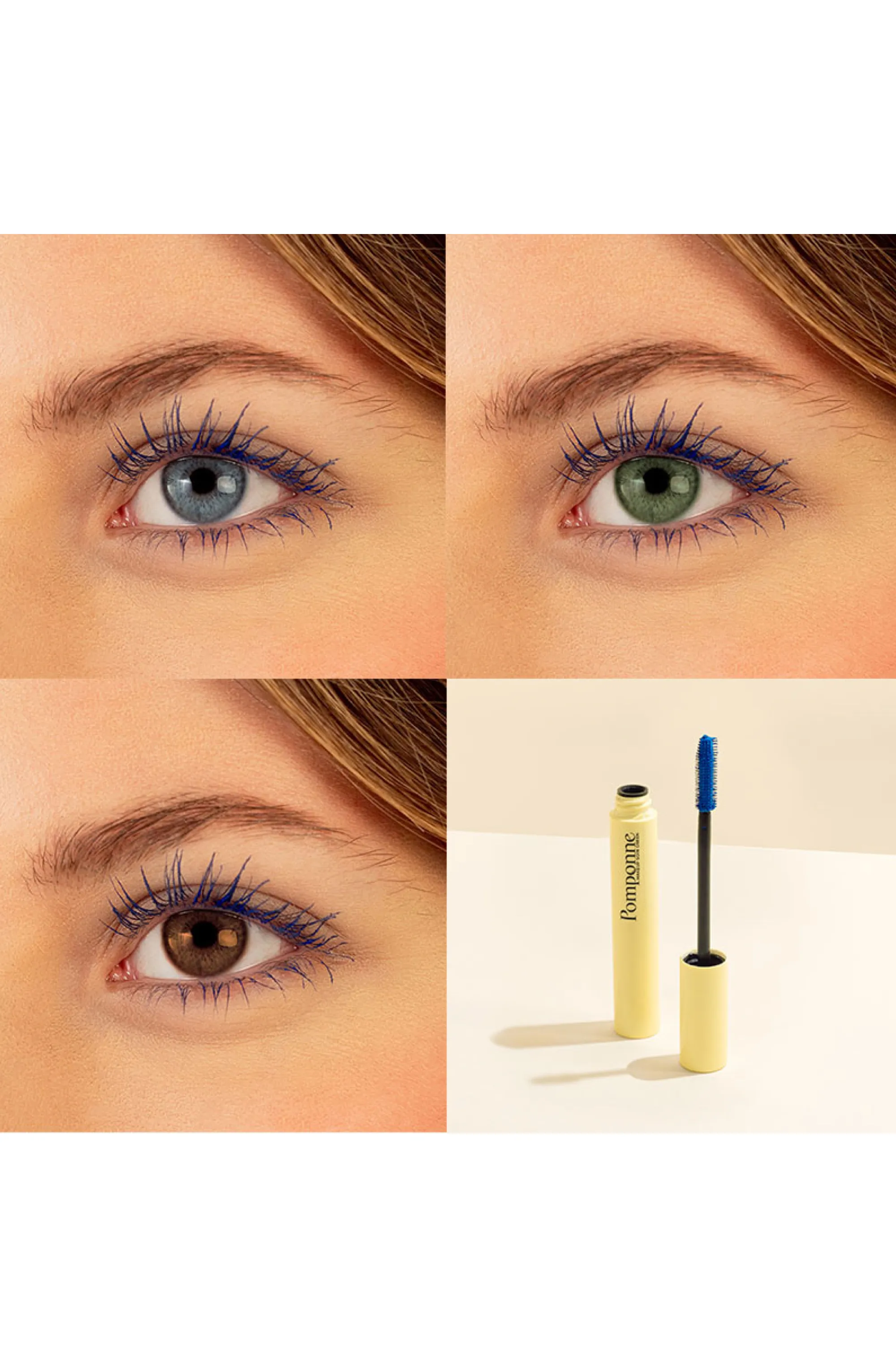 Pomponne Mascara coloré naturel booster de cils-8 ml