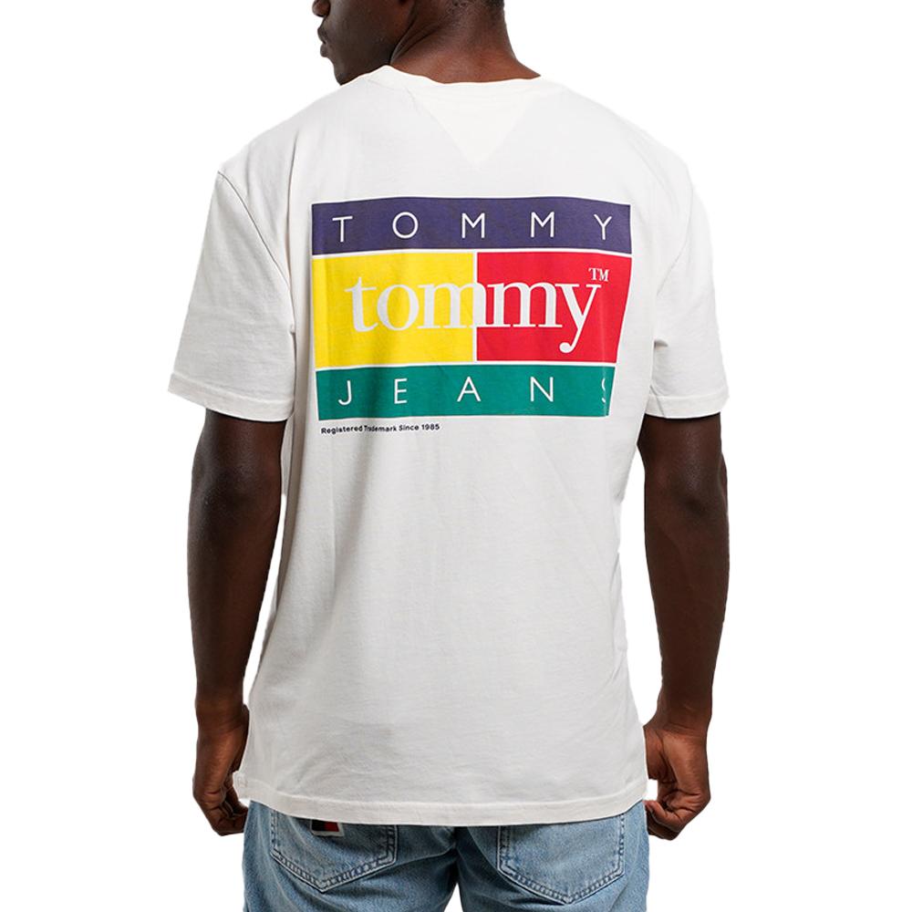 Tommy Hilfiger T-shirt Blanc/Multicolore Homme Tommy Hilfiger Color