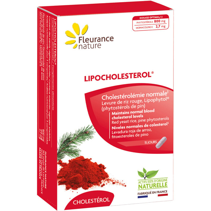 Lipocholestérol - Cholestérolémie normale - 30 jours