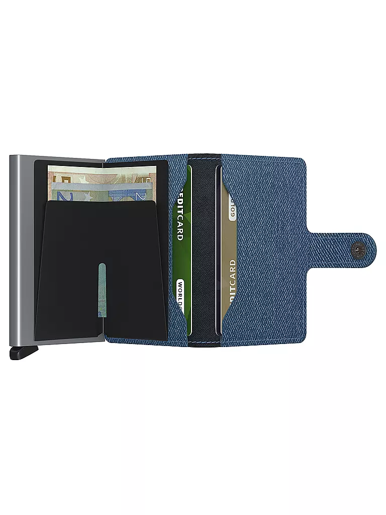 SECRID Geldbörse - Miniwallet Twist Jeans Blue blau