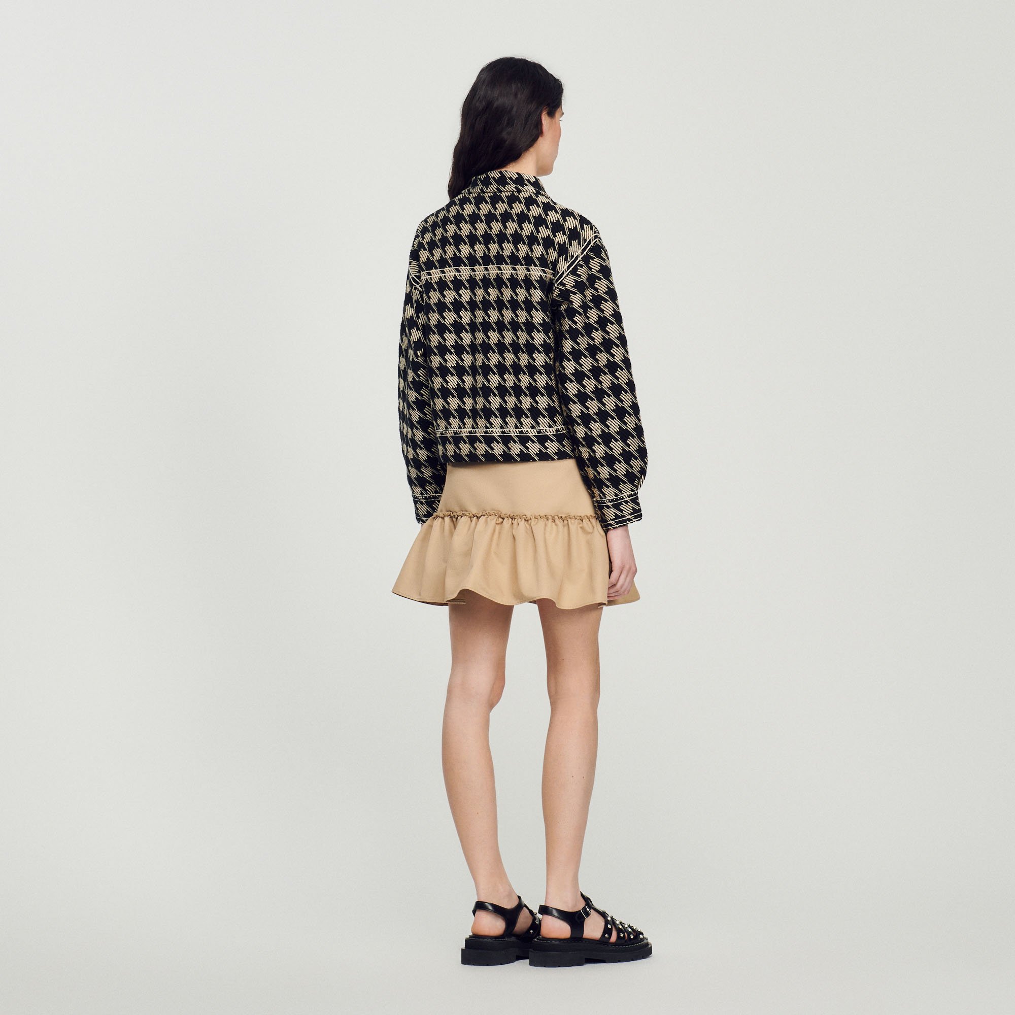 Veste pied de poule