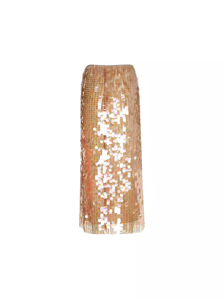 TORY BURCH Midirock SEQUINS kupfer