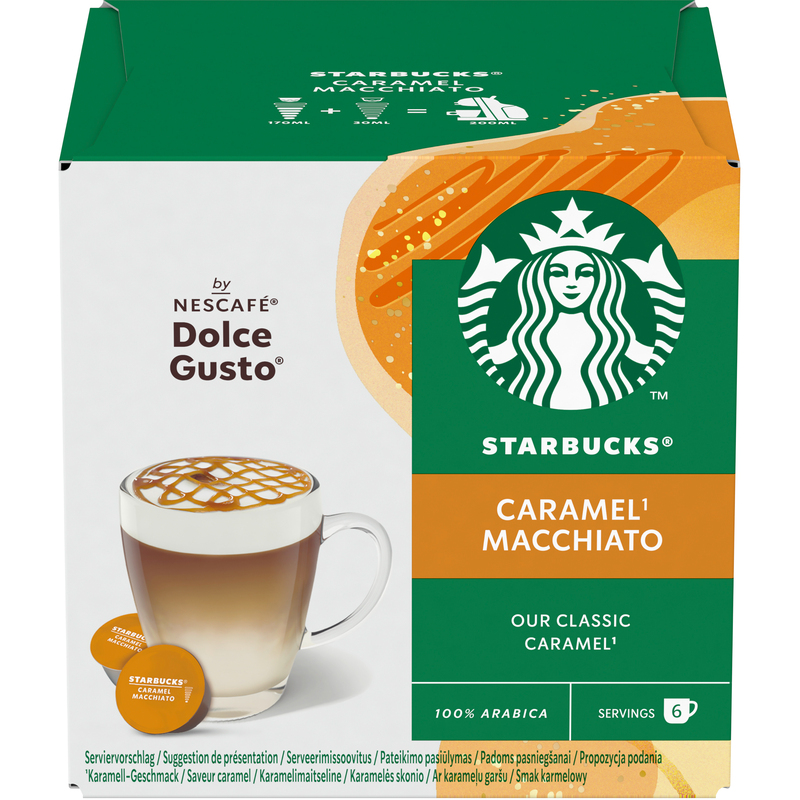 Starbucks Kaffeekapseln Caramel Macchiato, 6 Stück