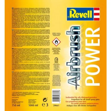 Revell Airbrush Power Druckgasflasche, 750ml