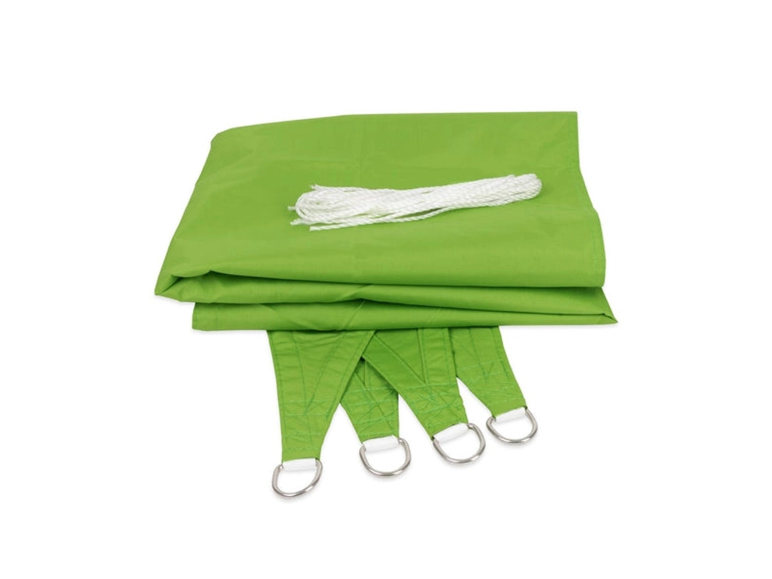 Waterafstotend driehoekig parasoldoek - voor tuin, terras en balkon - lichtgroen 3 x 3 x 3 m