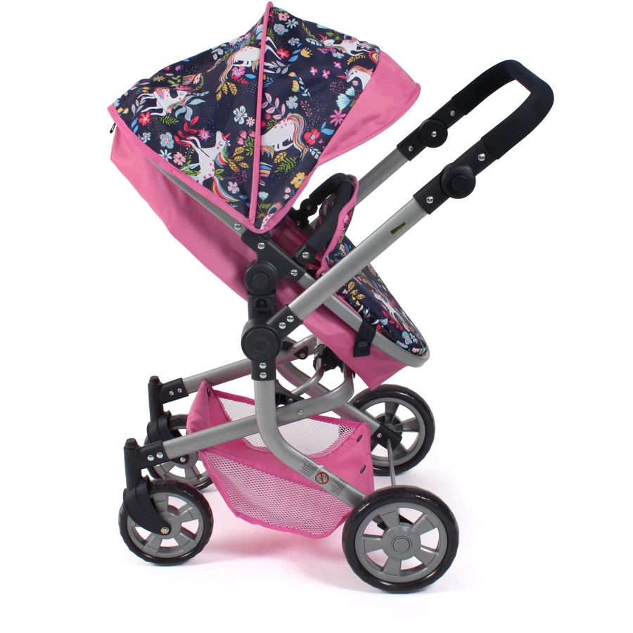 BAYER CHIC 2000 Kombi-Puppenwagen MIKA Einhorn