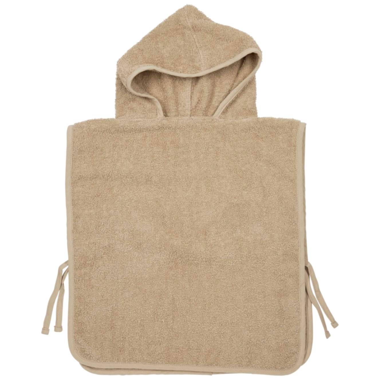 Meyco badponcho badstof bruin