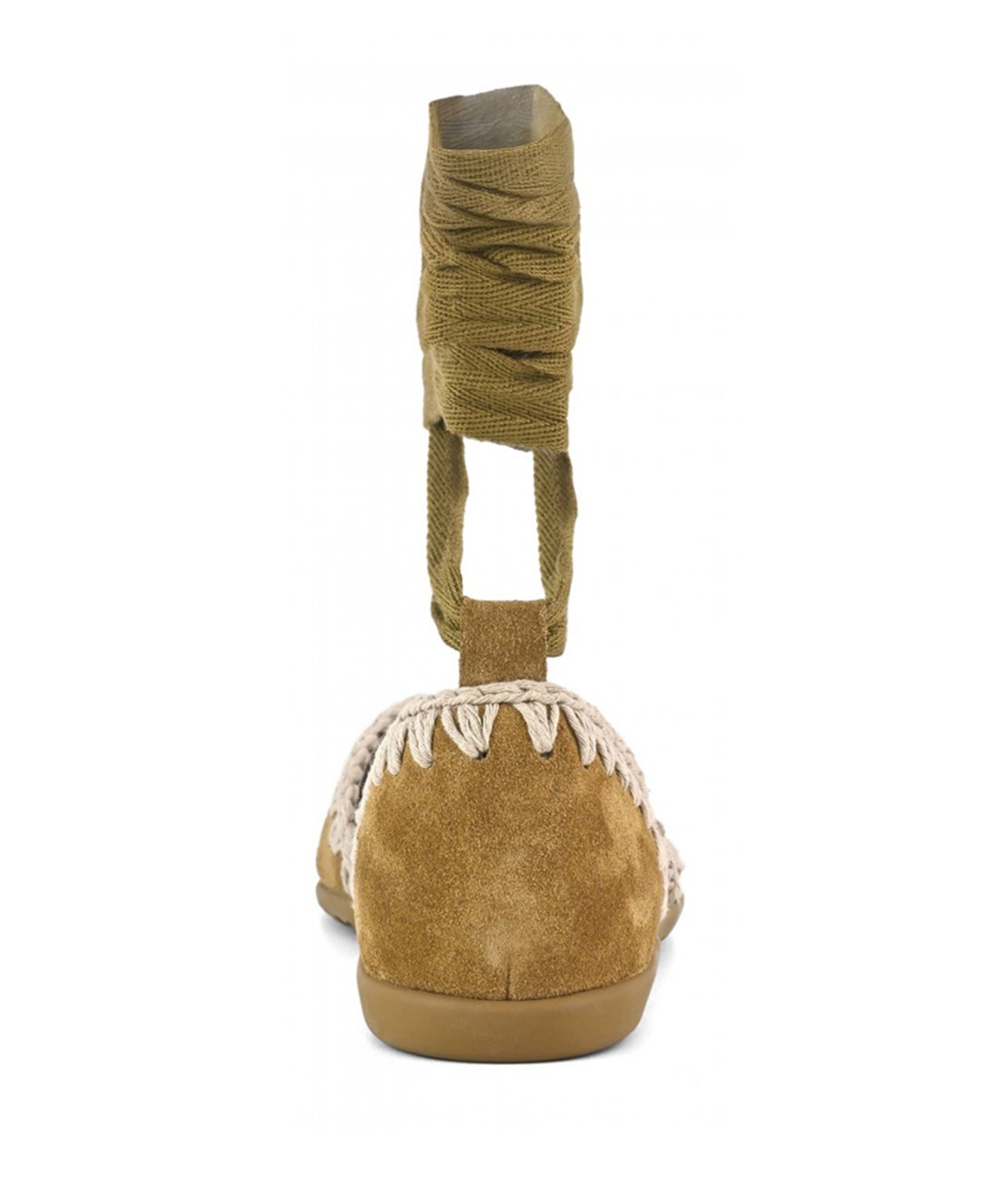 MOU dames ballerina's bruin