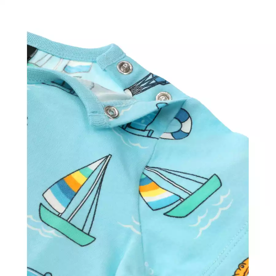 Villervalla Shirt Kurzarm Summer LGT Aruba blau