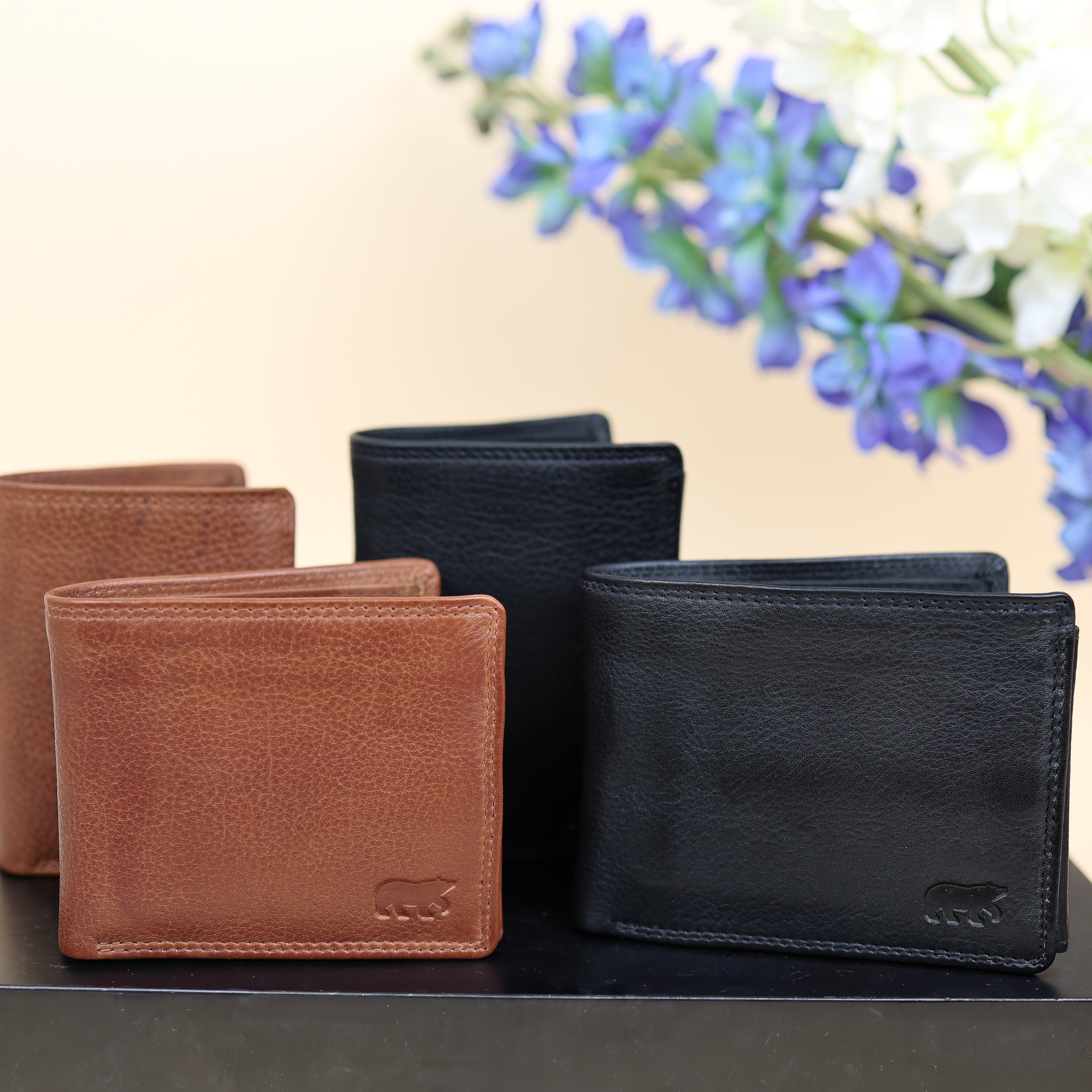 Billfold 'Boaz' zwart BLACK