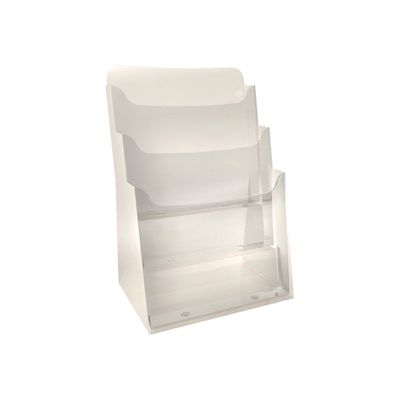 Exacompta - Porte-brochures A4 - 3 compartiments