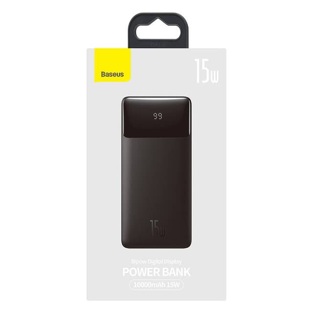 Powerbank Baseus Bipow 10000mAh, 15W (sort)