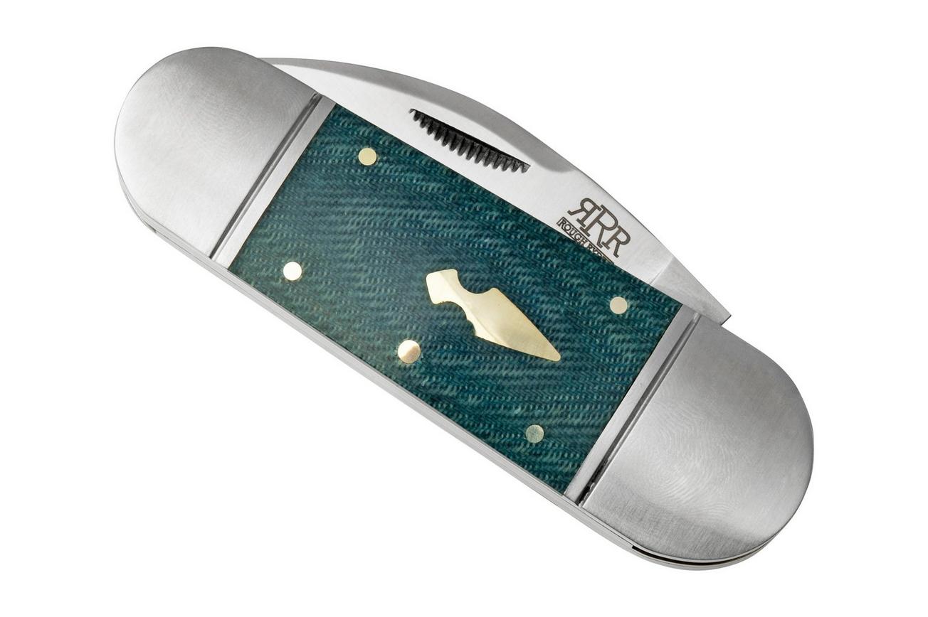Rough Ryder Reserve Rhino Toe Denim Micarta, RRR006 slipjoint zakmes