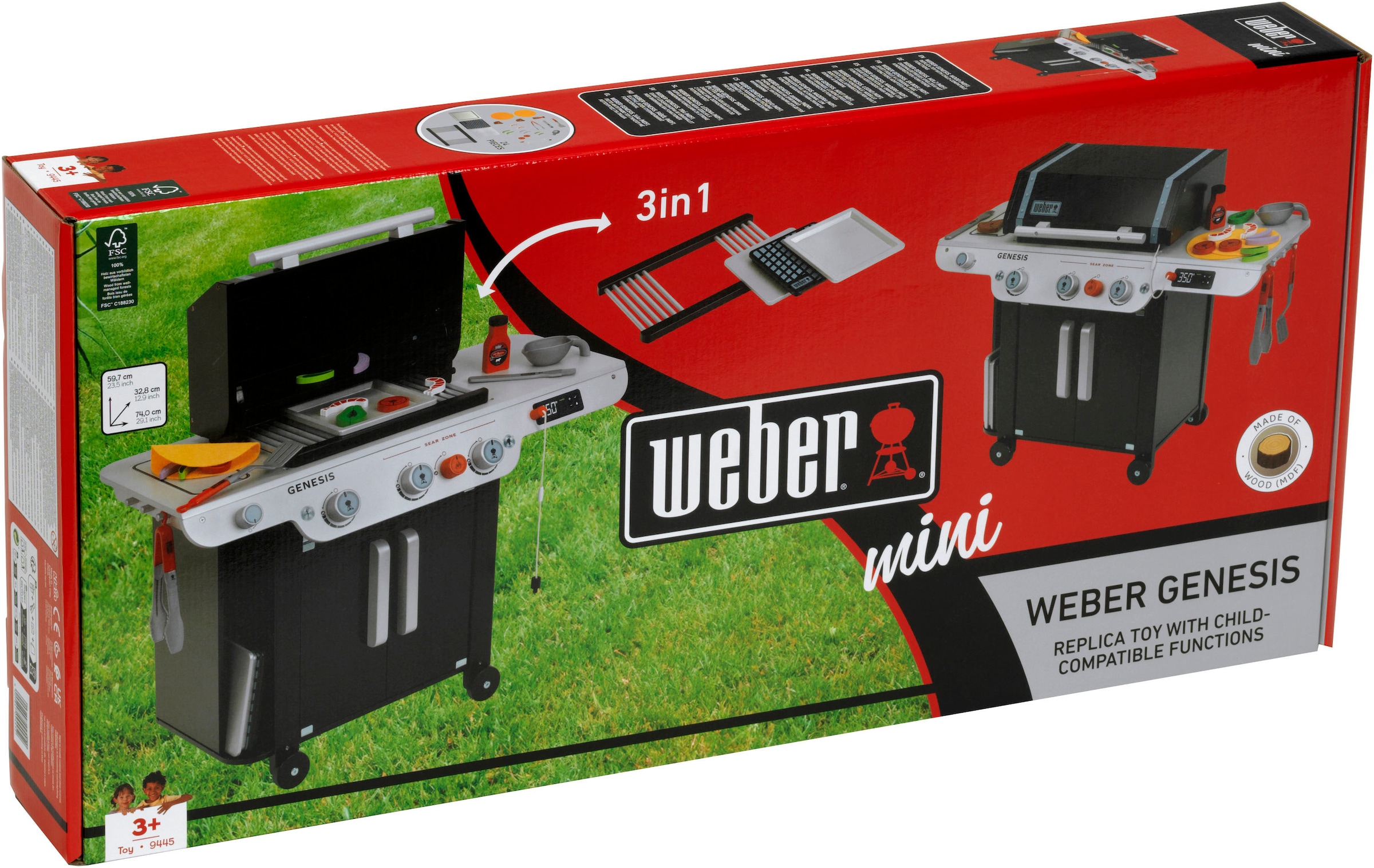 Klein Kinder-Grill »Weber, Genesis« FSC® - schützt Wald