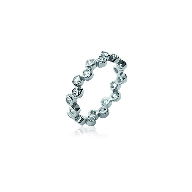 Bague Femme - Argent 925 - Oxyde de zirconium