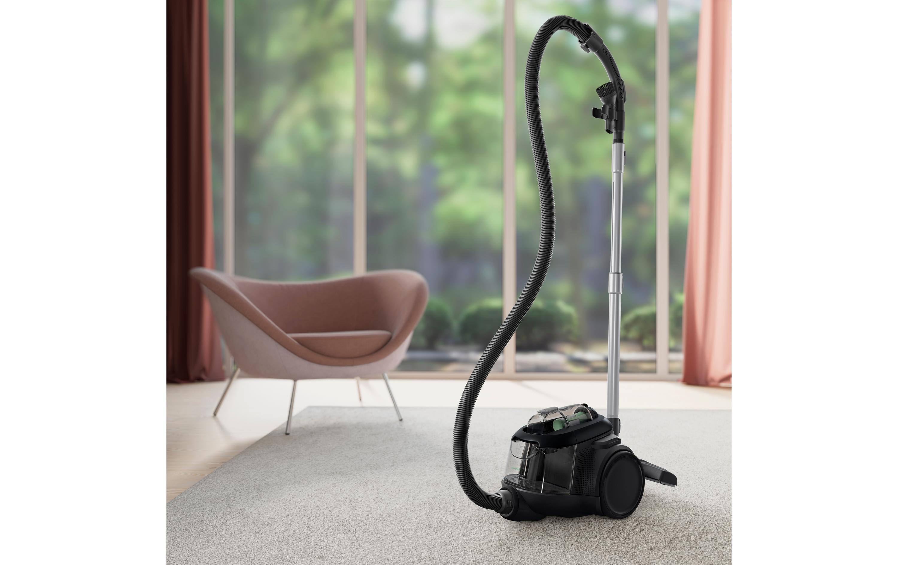 Bodenstaubsauger Clean 600 (EL61C2GRN) Ebony Black<br>Leistungsstarker Staubsauger mit Zyklontechnologie