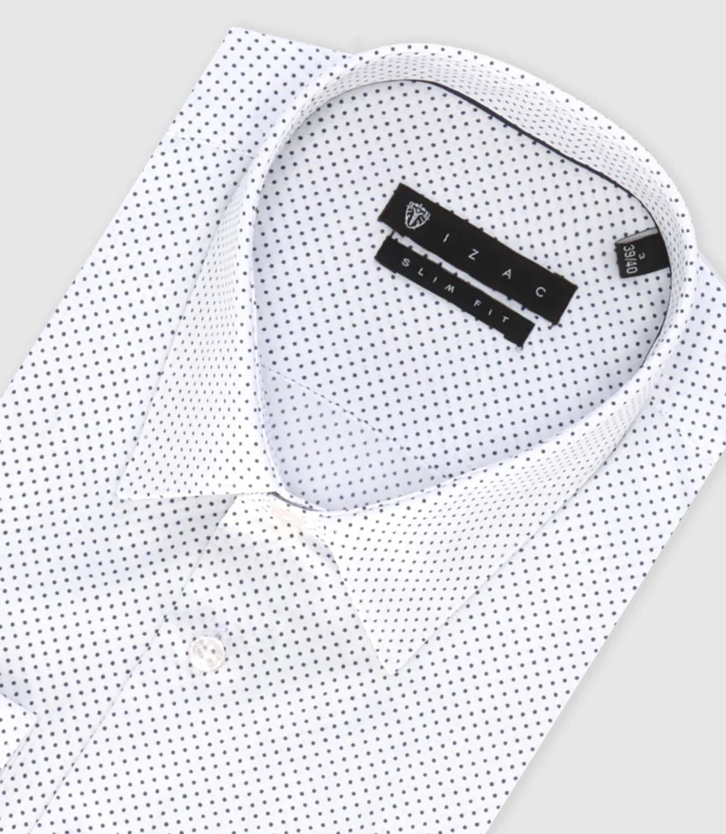 Chemise ville imprimé blanc 