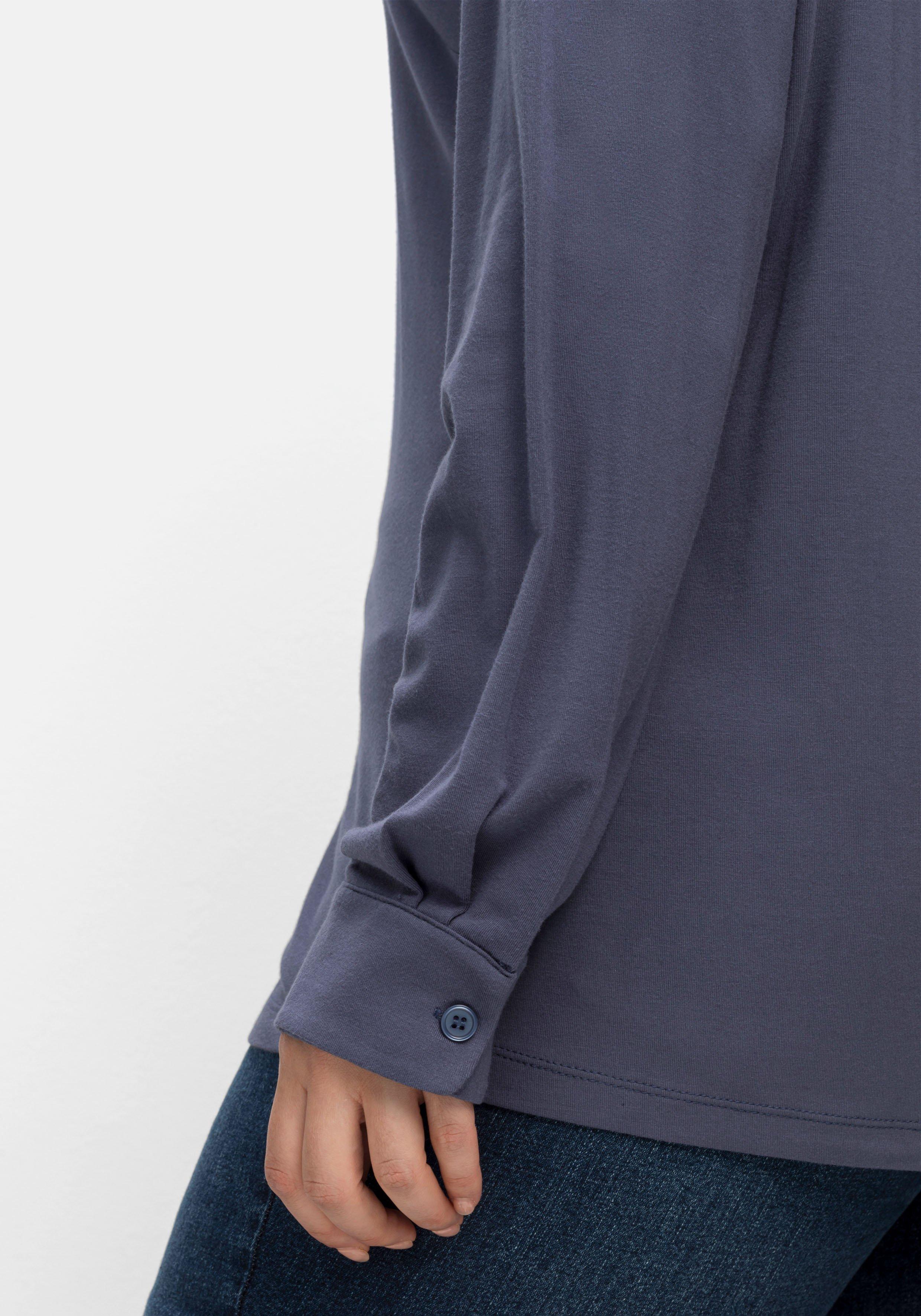 Shirtbluse mit Hemdkragen, aus Viskose