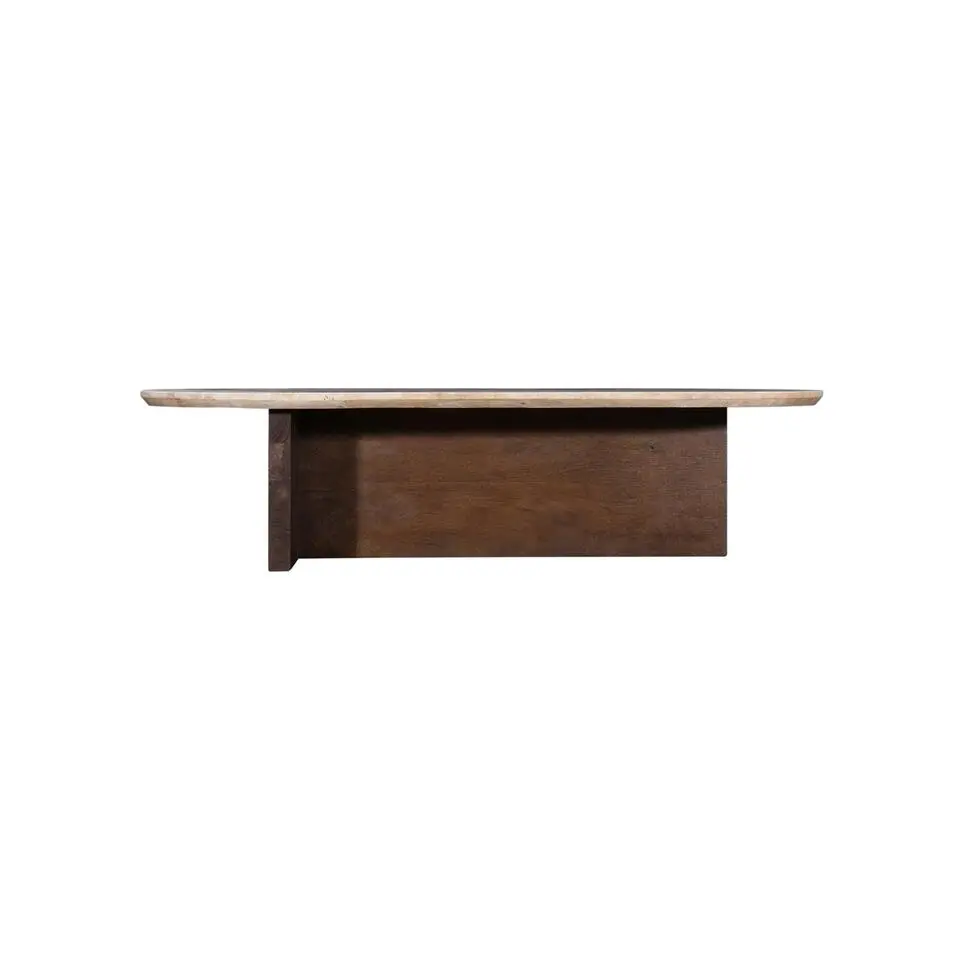 Salontafel Travertin 120cm - Japandi Stijl - Tafel Olaf
