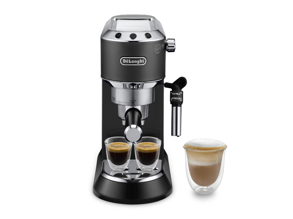 MÁQUINA DE CAFÉ EXPRESSO MANUAL DELONGHI EC685.BK DEDICA STYLE PRETO MATE