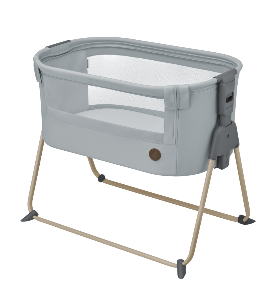 Tori Beistellbettchen 0 - 6 M   0 - 9 kg    Besonders bequeme Matratze |    Leicht und kompakt |    Atmungsaktives Netzgewebe an den Seiten |